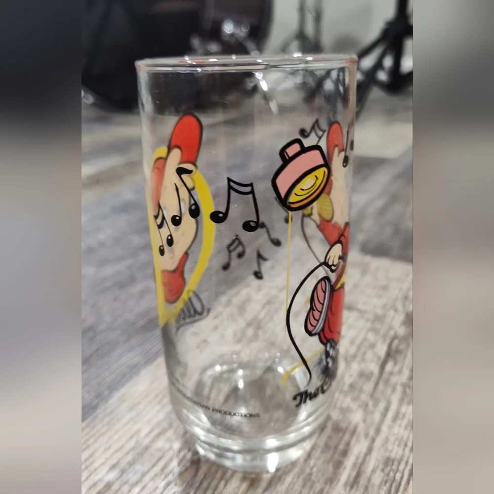 Vintage Alvin and the Chipmunks 1985 Alvin Drinking Glass Collectible
